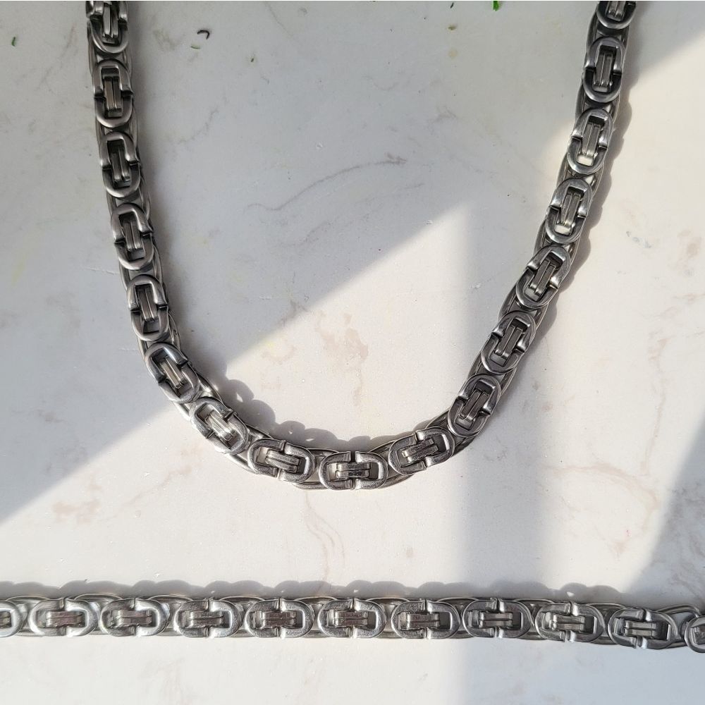 Stainless steels new set bracelet chain men